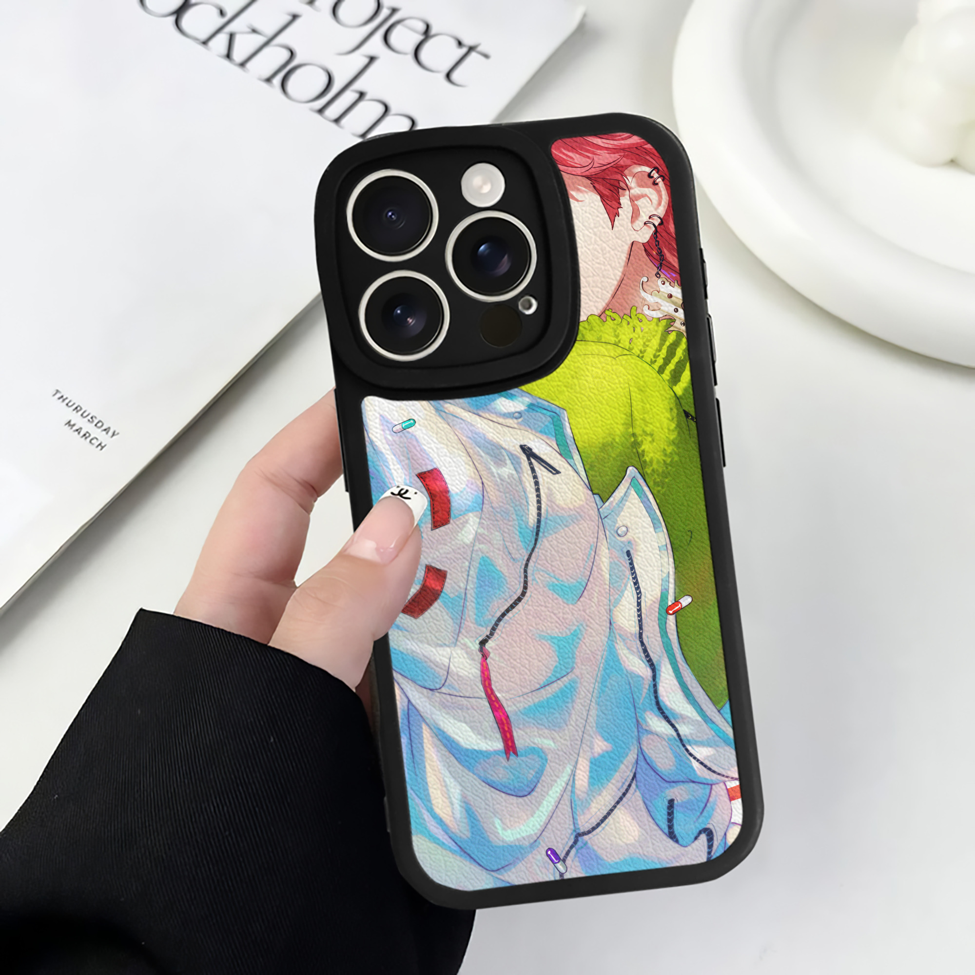 （画像用） 東京リベンジャーズ Tokyo Revengers 【iPhone 16シリーズ対応】シリコンスマホケース（レザー調） 材質：シリコン